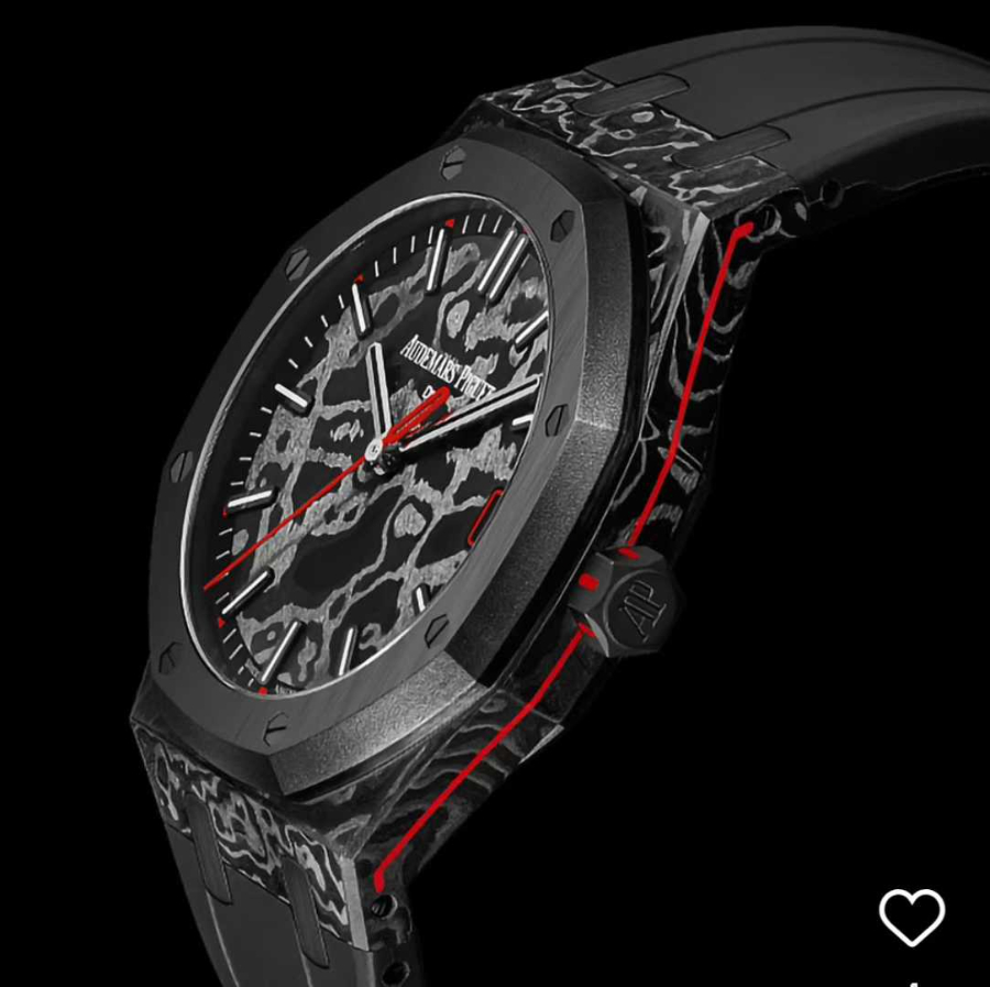 Audemars Piguet Royal Oak 15500 DiW “VOIDLINE AP” 오데마 피게 로열 오크 15500 DiW 보이드라인 AP 레드 2