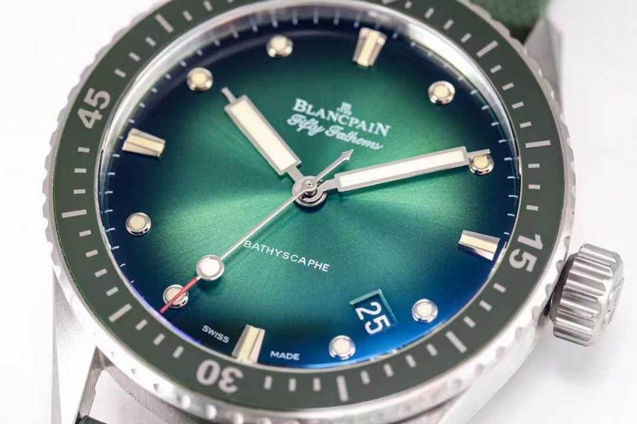Blancpain Fifty Fathoms 43.6mm Green Dial Blancpain 피프티 패덤즈 43.6mm 그린 다이얼 5