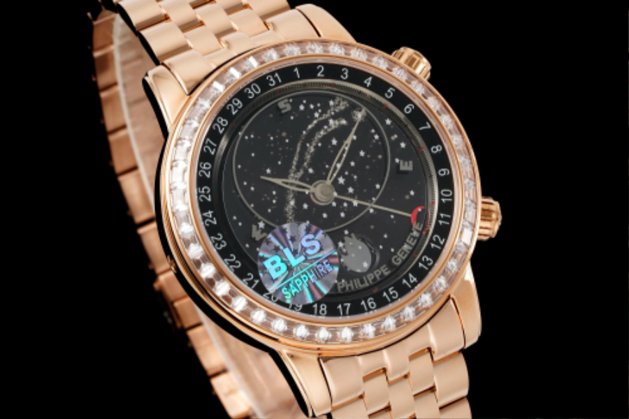 Patek Philippe Grand Complications Celestial 6102/6104 파텍필립 그랜드 컴플리케이션 셀레스티얼 6102/6104 쥬얼브론즈베젤 블랙다이얼 4