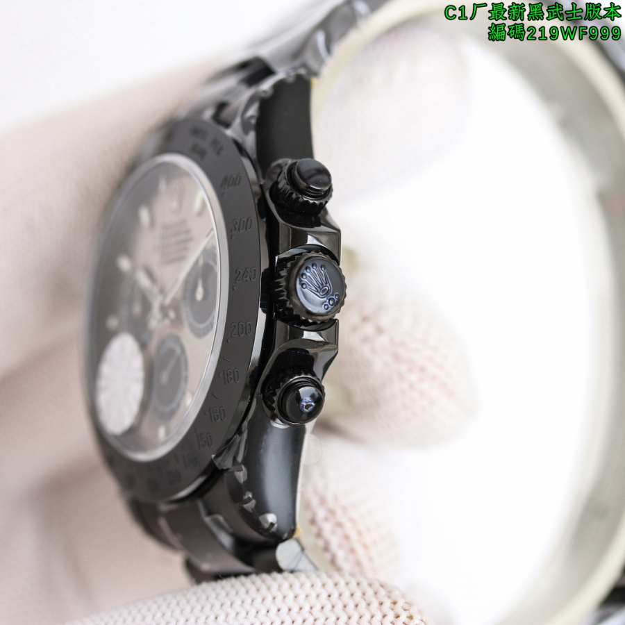 Rolex Cosmograph Daytona Rainbow Black Dial Black Knight 롤렉스 코스모그래프 데이토나 219WF999 레인보우 그레이 다이얼 5