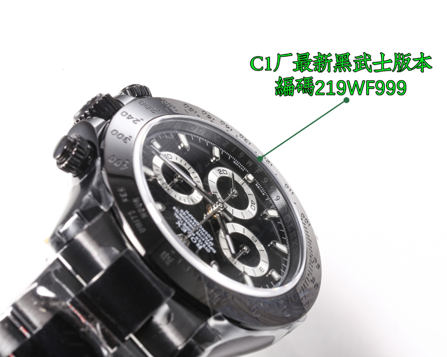 Rolex Cosmograph Daytona Rainbow Black Dial Black Knight 롤렉스 코스모그래프 데이토나 219WF999 레인보우 블랙 다이얼 4