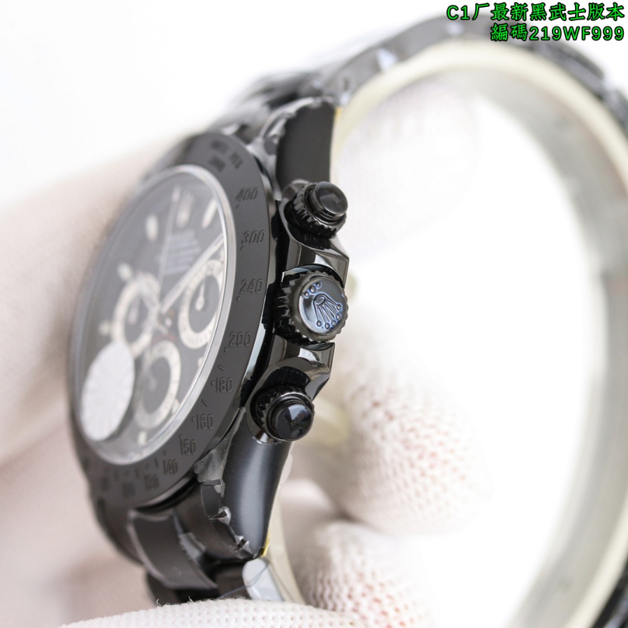 Rolex Cosmograph Daytona Rainbow Black Dial Black Knight 롤렉스 코스모그래프 데이토나 219WF999 레인보우 블랙 다이얼 5