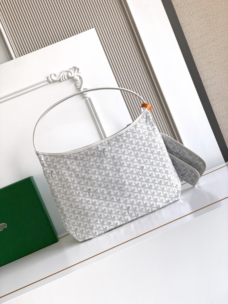 Goyard Saint Louis Artois Hobo Boheme GM White 고야드 생루이백 아르투아 호보 보헴 GM 화이트 숄더백 화이트 42cm 1