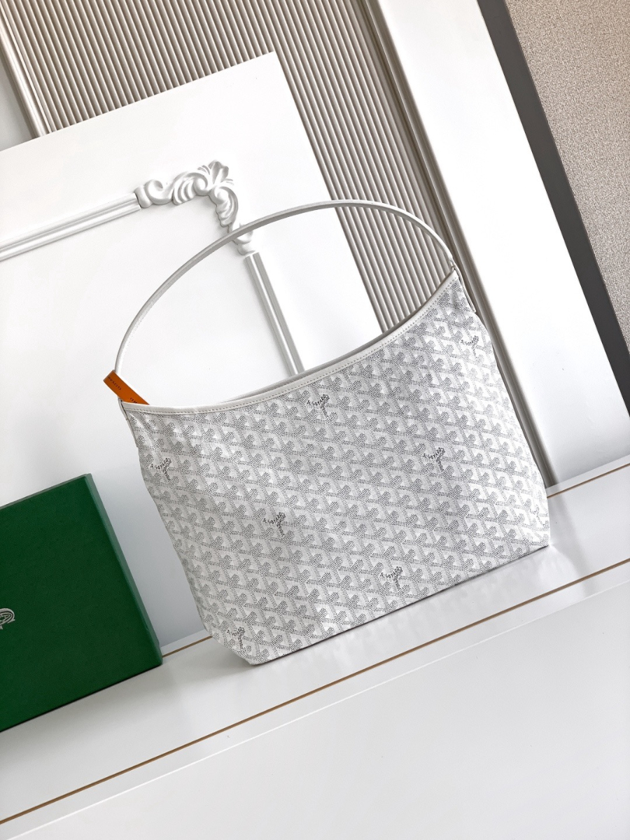Goyard Saint Louis Artois Hobo Boheme GM White 고야드 생루이백 아르투아 호보 보헴 GM 화이트 숄더백 화이트 42cm 3