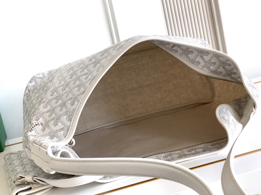 Goyard Saint Louis Artois Hobo Boheme GM White 고야드 생루이백 아르투아 호보 보헴 GM 화이트 숄더백 화이트 42cm 8