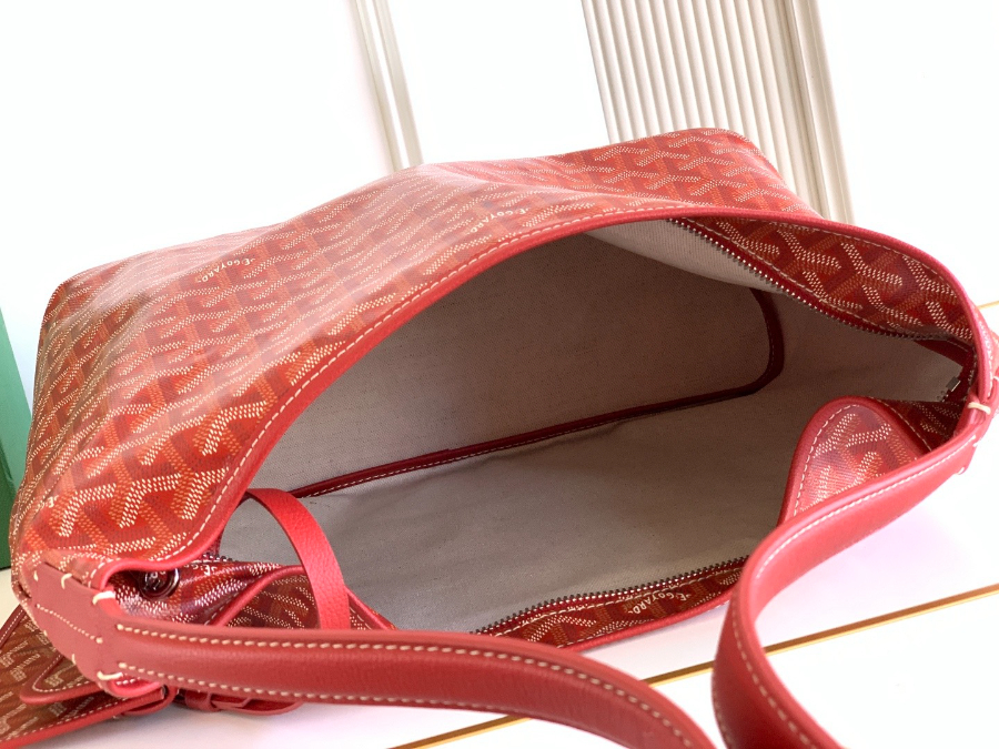 Goyard Saint Louis Artois Hobo Boheme GM White 고야드 생루이백 아르투아 호보 보헴 GM 숄더백 레드 42cm 8