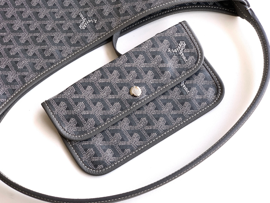 Goyard Saint Louis Artois Hobo Boheme GM White 고야드 생루이백 아르투아 호보 보헴 GM 숄더백 그레이 42cm 5