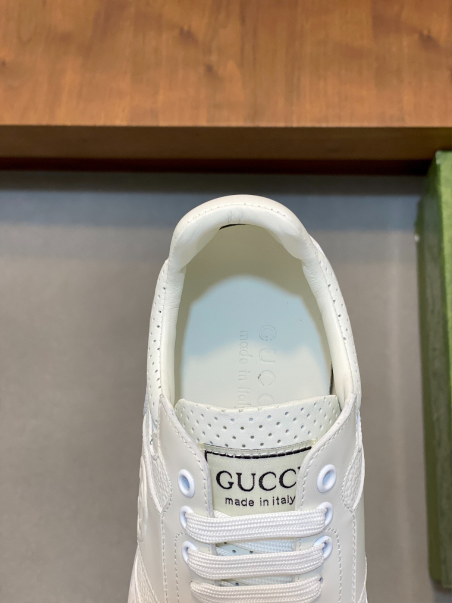 Gucci Rhyton Leather Sneakers 구찌 라이톤 가죽 남성 스니커즈 블루엣지 7