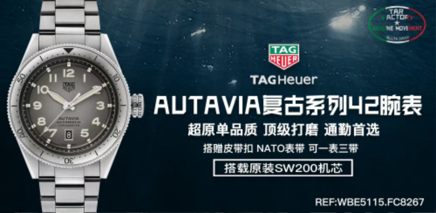 TAG Heuer Autavia Automatic Chronometer 42mm Watch 태그호이어 오토비아 오토매틱 크로노미터 42mm 시계 1