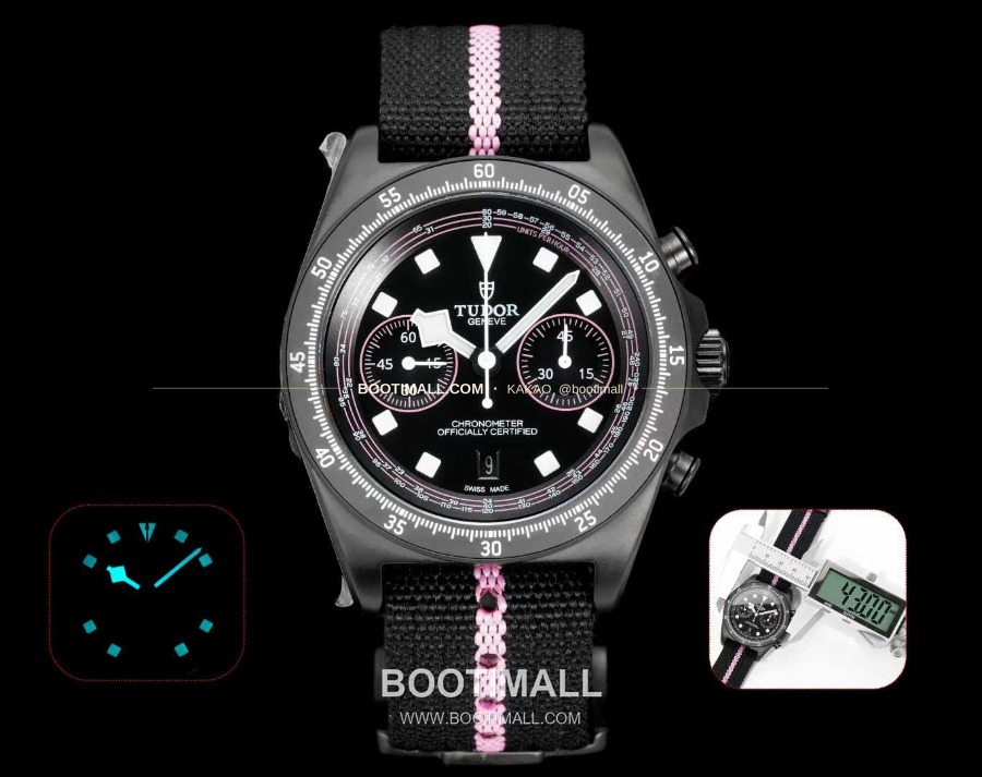 TUDOR FXD Chronograph Cycling Edition 튜더 FXD 크로노그래프 사이클링 에디션 핑크 3