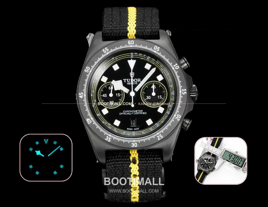 TUDOR FXD Chronograph Cycling Edition 튜더 FXD 크로노그래프 사이클링 에디션 옐로우 3