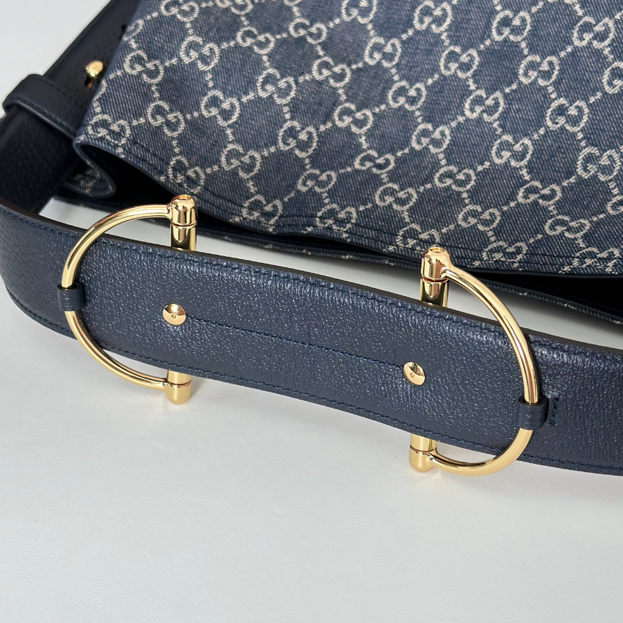 Gucci 구찌 1955 홀스빗 베아트릭스 라지 토트백 850546 40cm 네이비 8