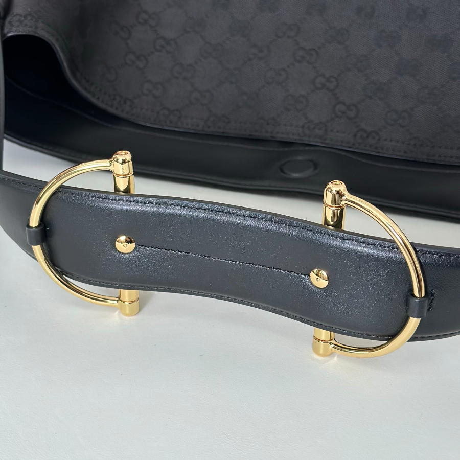 Gucci 구찌 1955 홀스빗 베아트릭스 라지 토트백 850546 40cm 블랙 17