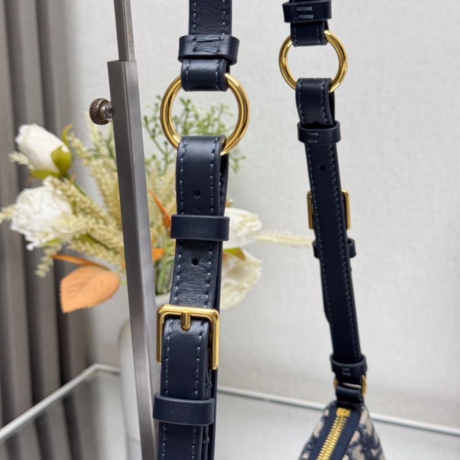 Dior 디올 Wanderlust 오블리크 미니 숄더 크로스백 블루 2398 26cm 6
