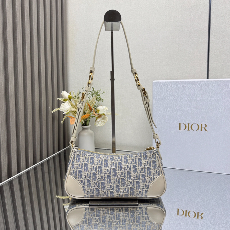 Dior 디올 Wanderlust 오블리크 미니 숄더 크로스백 그레이 2398 26cm 6