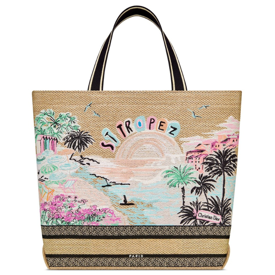 Dior 디올 Toile de Jouy 트왈드 주이 시티 북 토트백 라지 멀티컬러 1288 34cm 3