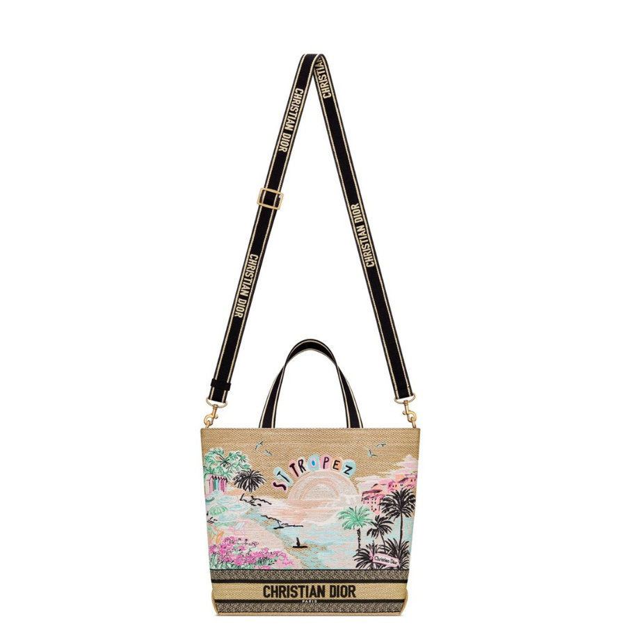 Dior 디올 Toile de Jouy 트왈드 주이 시티 북 토트백 라지 멀티컬러 1288 34cm 6