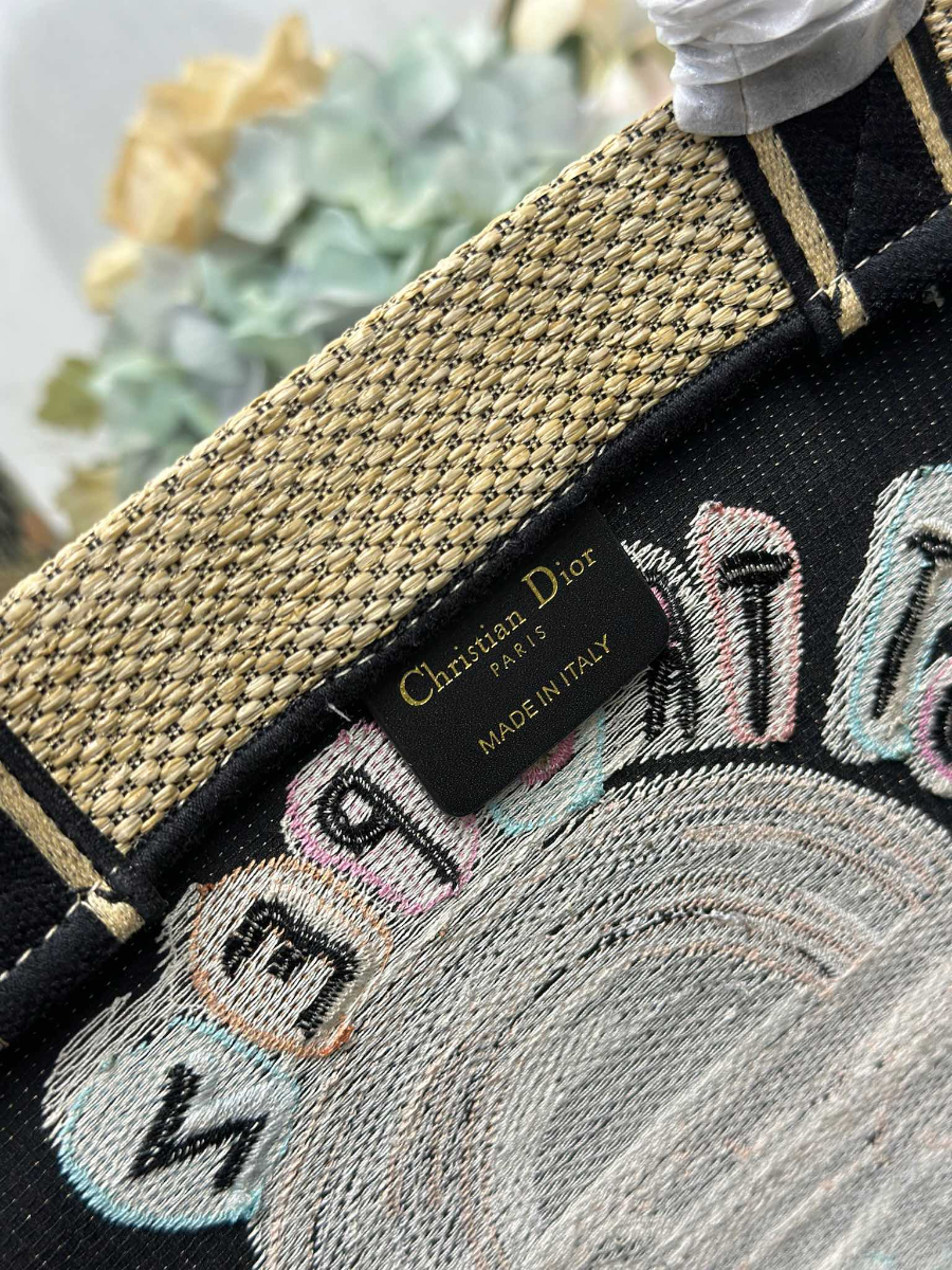 Dior 디올 Toile de Jouy 트왈드 주이 시티 북 토트백 라지 멀티컬러 1288 34cm 14