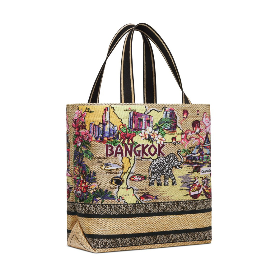 Dior 디올 Toile de Jouy 트왈드 주이 시티 북 토트백 라지 멀티컬러 1288 34cm 3