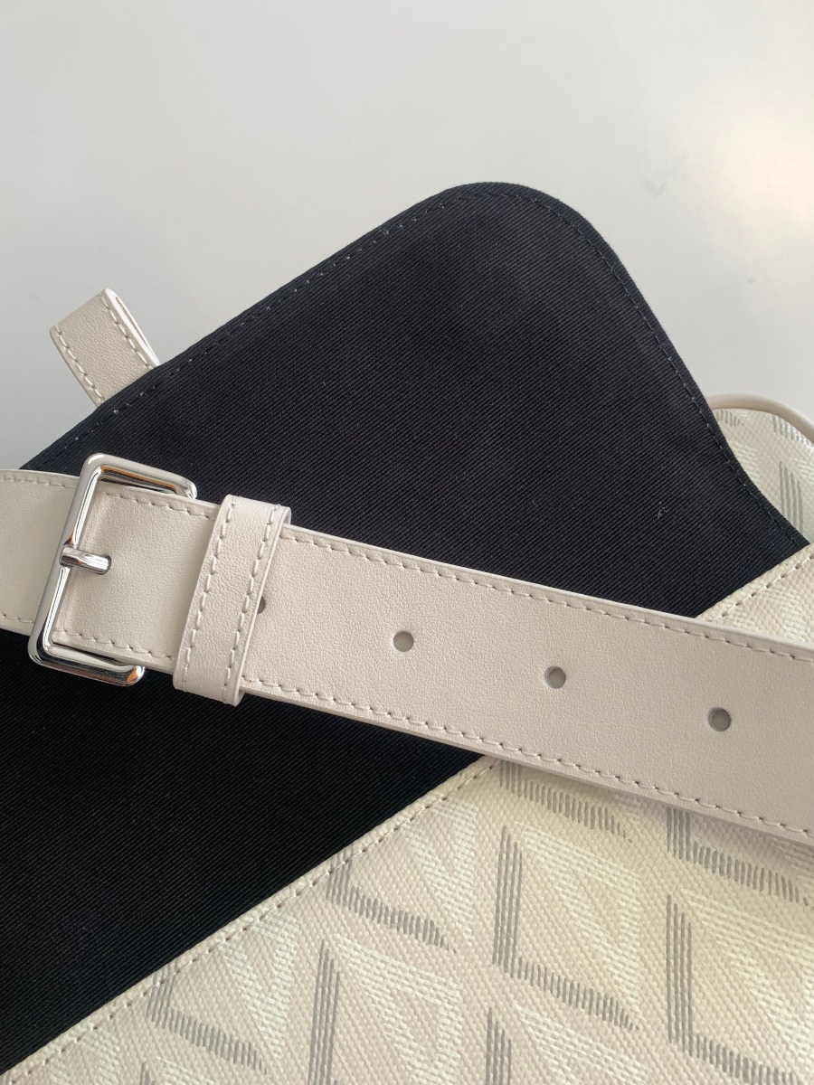 Dior Hit the Road Messenger Bag 디올 히트 더 로드 CD 다이아몬드 메신저백 (오프화이트, 스몰) 7