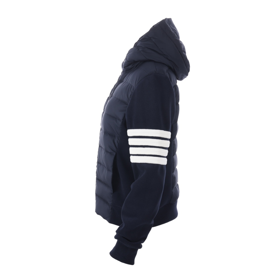 Thom Browne 톰브라운 클래식 사선 스트라이프 다운 후드 재킷 네이비 남녀공용 4