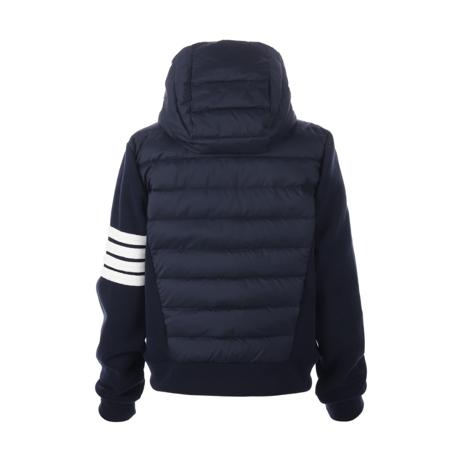 Thom Browne 톰브라운 클래식 사선 스트라이프 다운 후드 재킷 네이비 남녀공용 5
