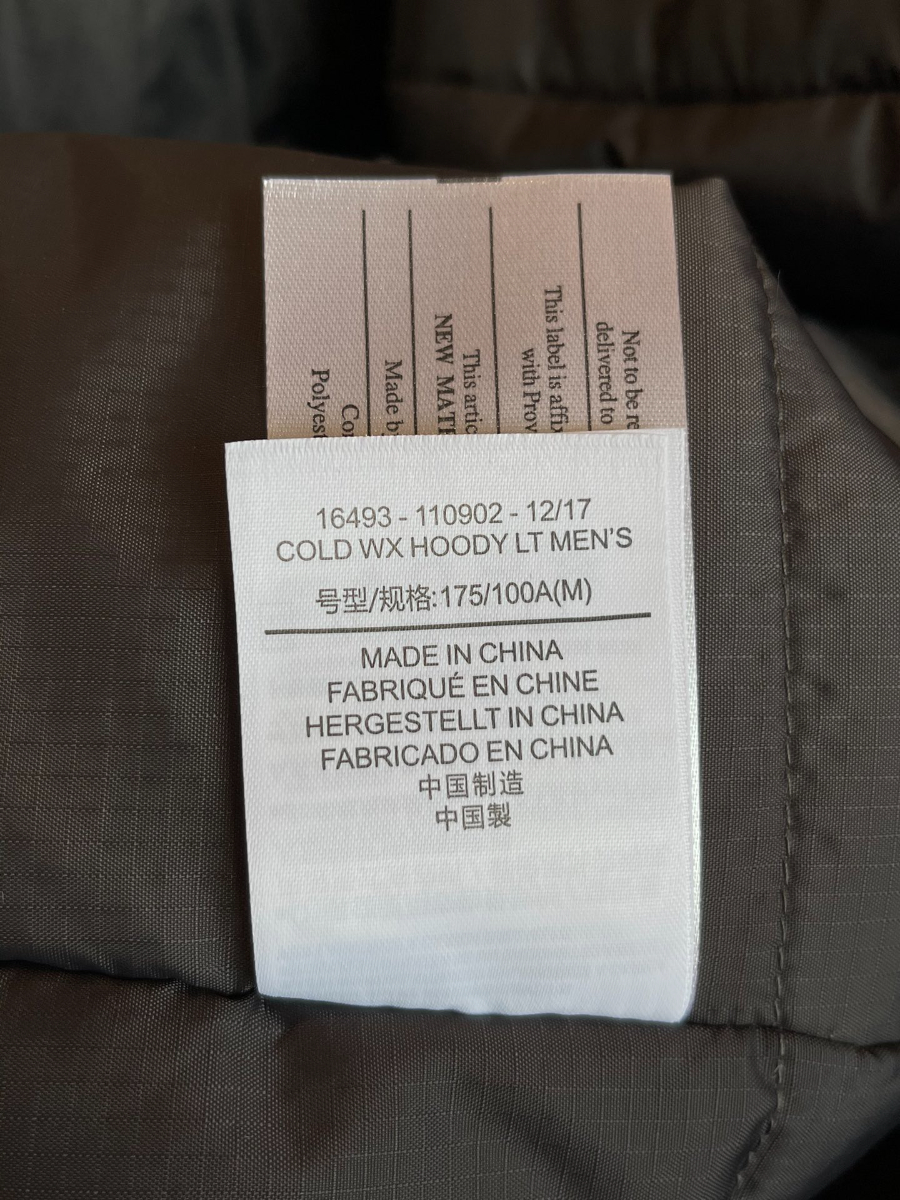 Arc’teryx Cold WX LT Gen 2 Hooded Jacket 아크테릭스 콜드 WX LT Gen 2 후드 패딩 자켓 그레이 10