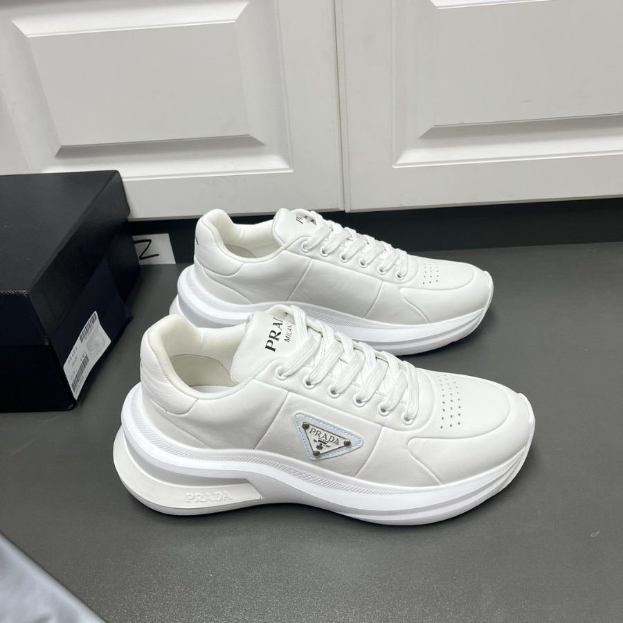 Prada 프라다 남성 Systeme 가죽 스니커즈 4