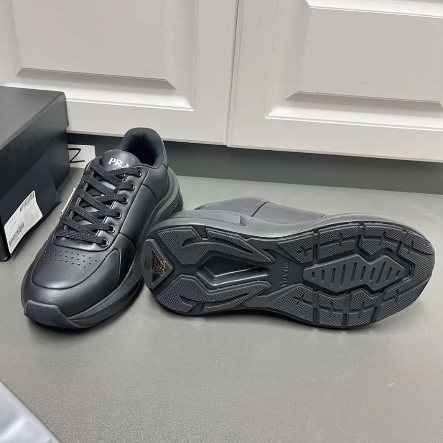 Prada 프라다 남성 Systeme 가죽 스니커즈 9