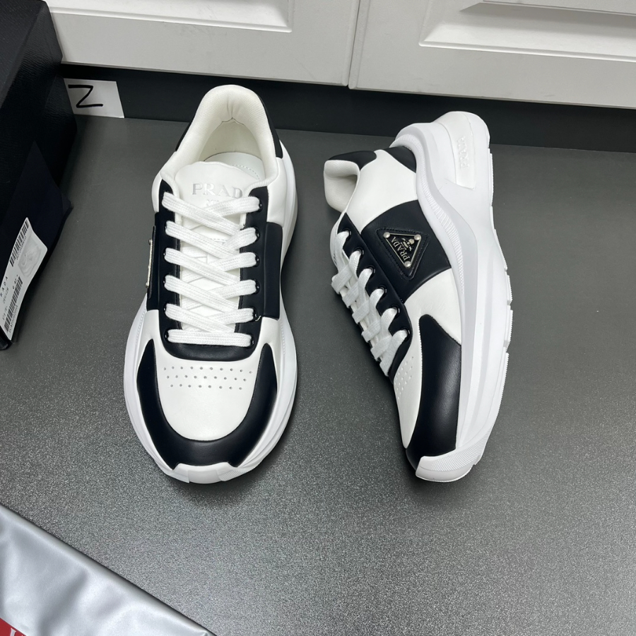 Prada 프라다 남성 Systeme 가죽 스니커즈 1