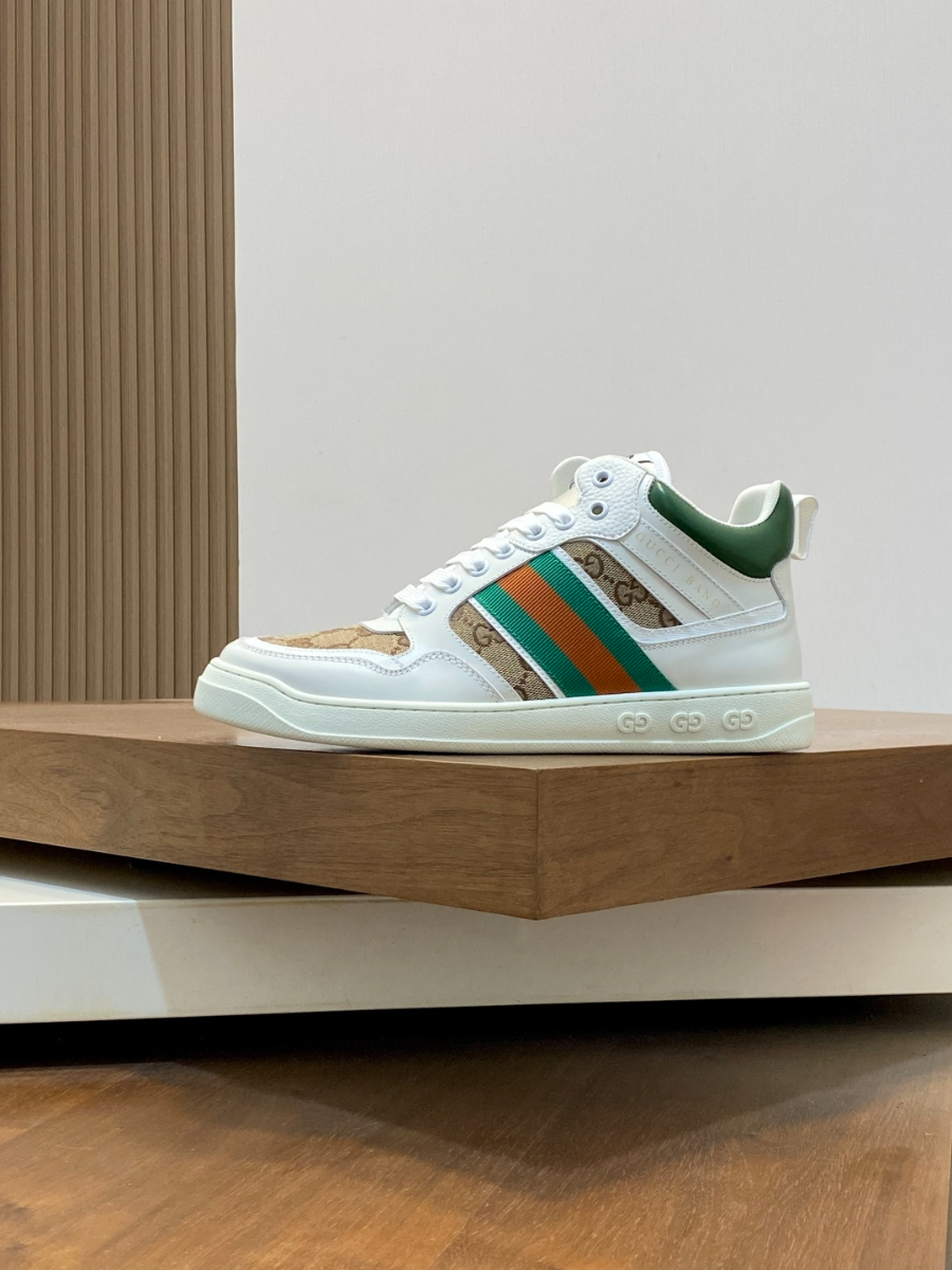 Gucci 구찌 GG 자수 레더 스니커즈 3