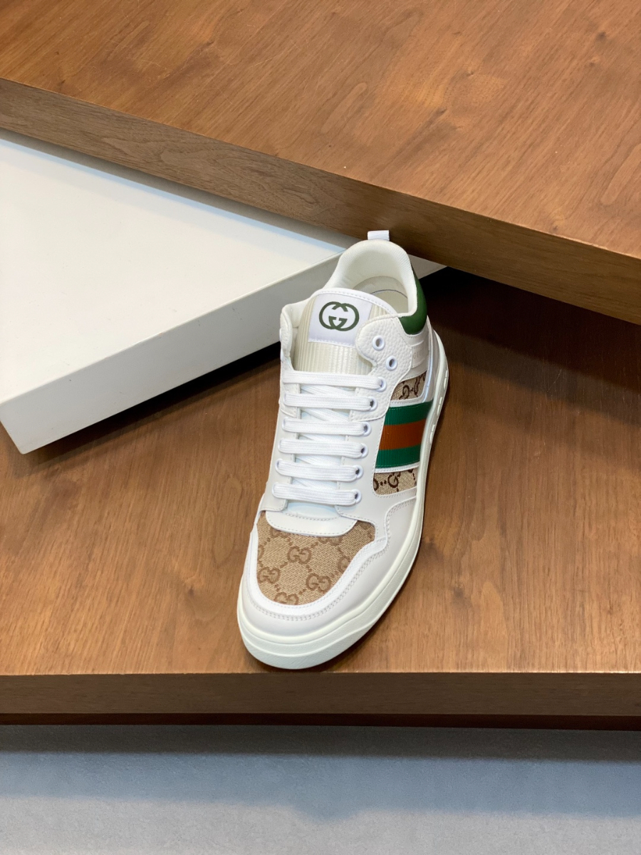 Gucci 구찌 GG 자수 레더 스니커즈 6