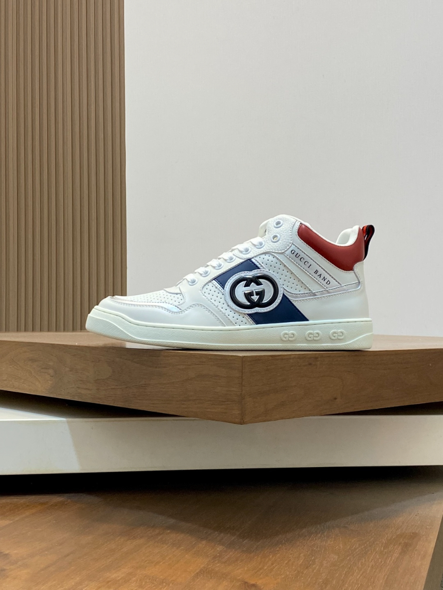 Gucci 구찌 GG 자수 레더 스니커즈 3