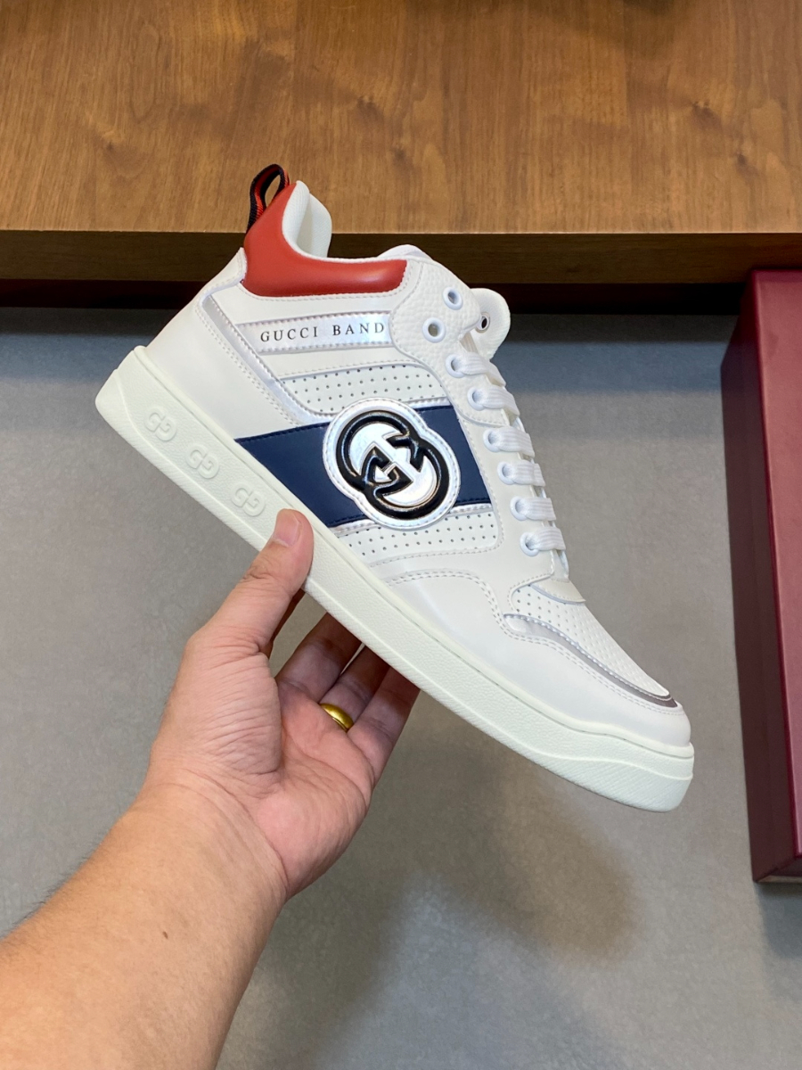 Gucci 구찌 GG 자수 레더 스니커즈 4