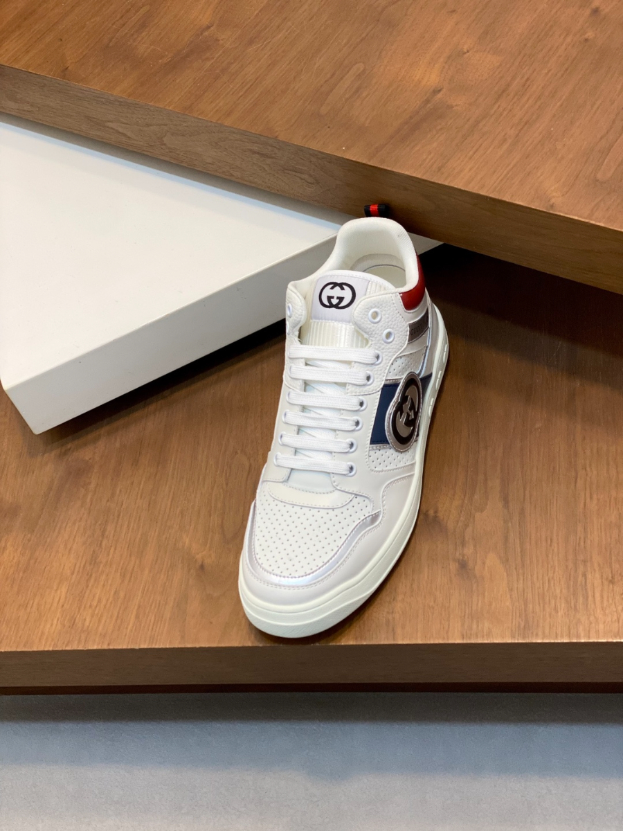 Gucci 구찌 GG 자수 레더 스니커즈 6