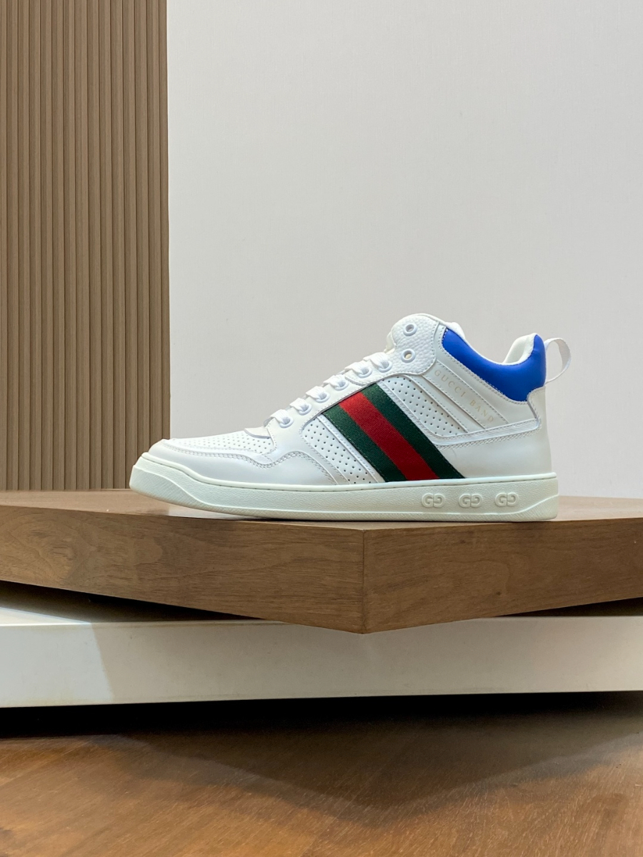 Gucci 구찌 GG 자수 레더 스니커즈 3