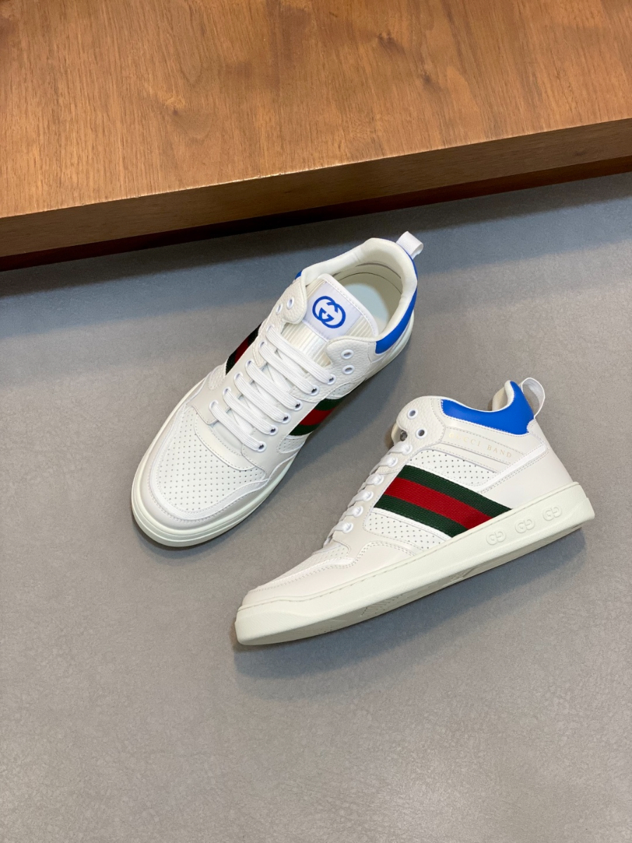 Gucci 구찌 GG 자수 레더 스니커즈 5