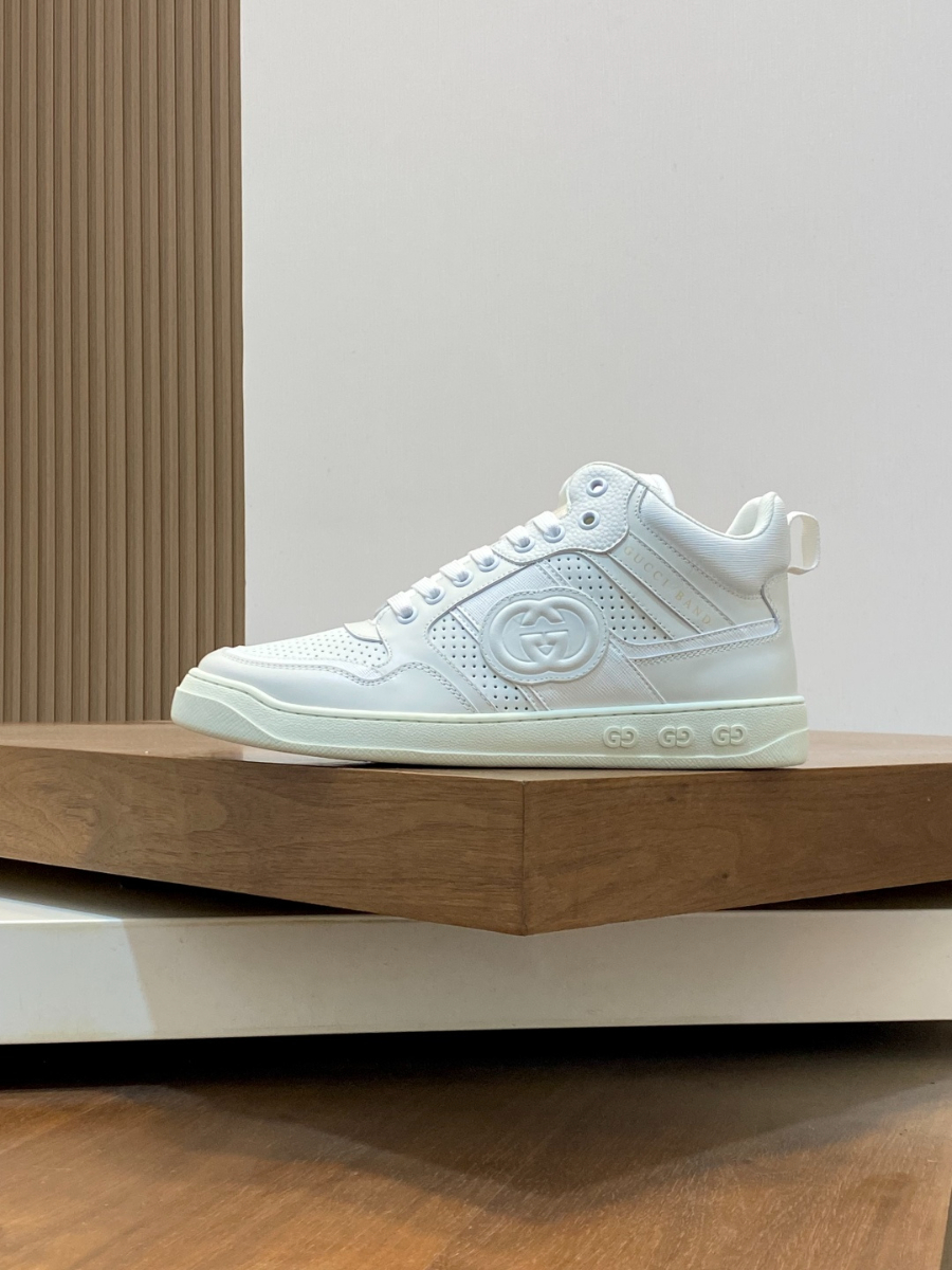 Gucci 구찌 GG 자수 레더 스니커즈 3