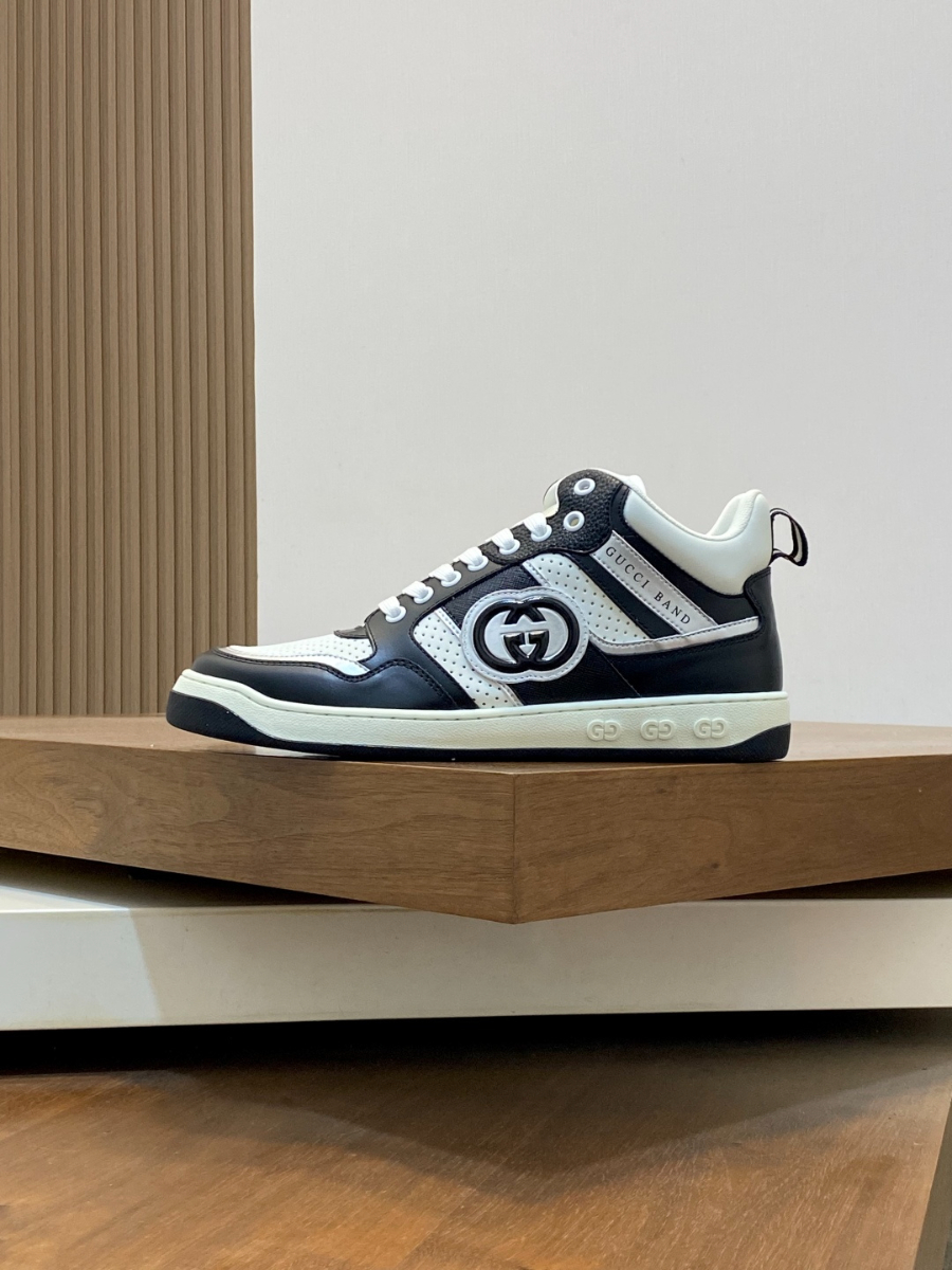 Gucci 구찌 GG 자수 레더 스니커즈 3