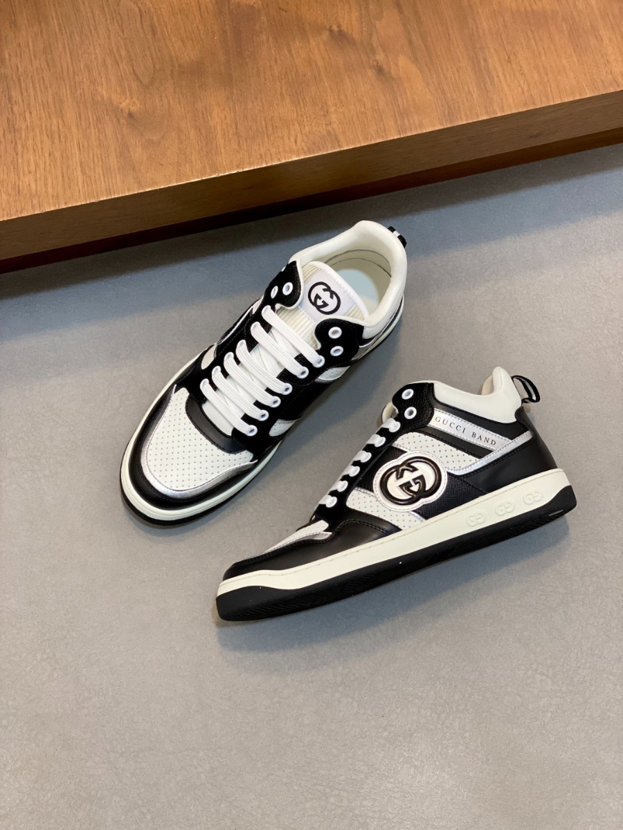 Gucci 구찌 GG 자수 레더 스니커즈 5