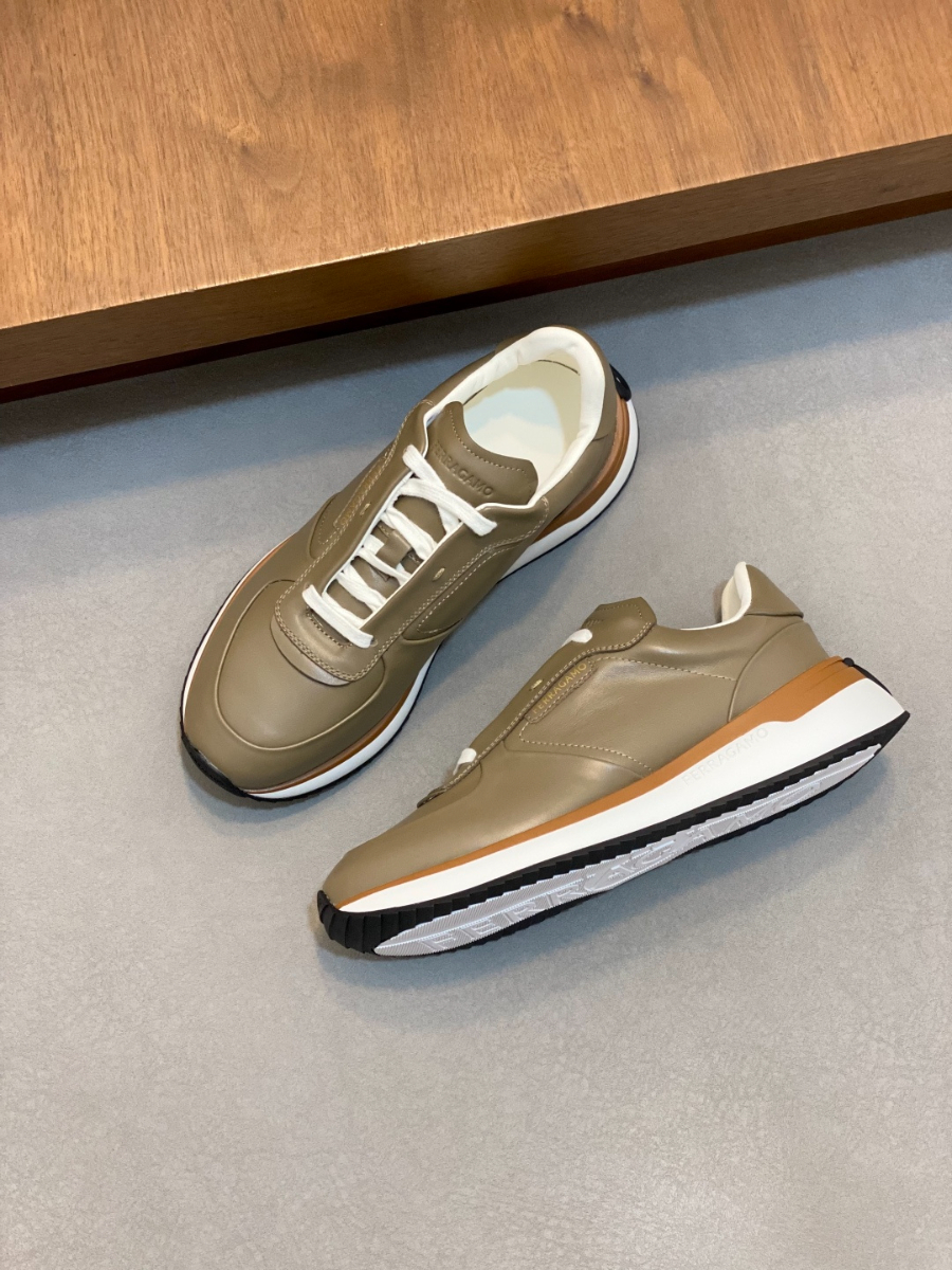 Ferragamo 페라가모 남성 신형 소가죽 캐주얼 스니커즈 5