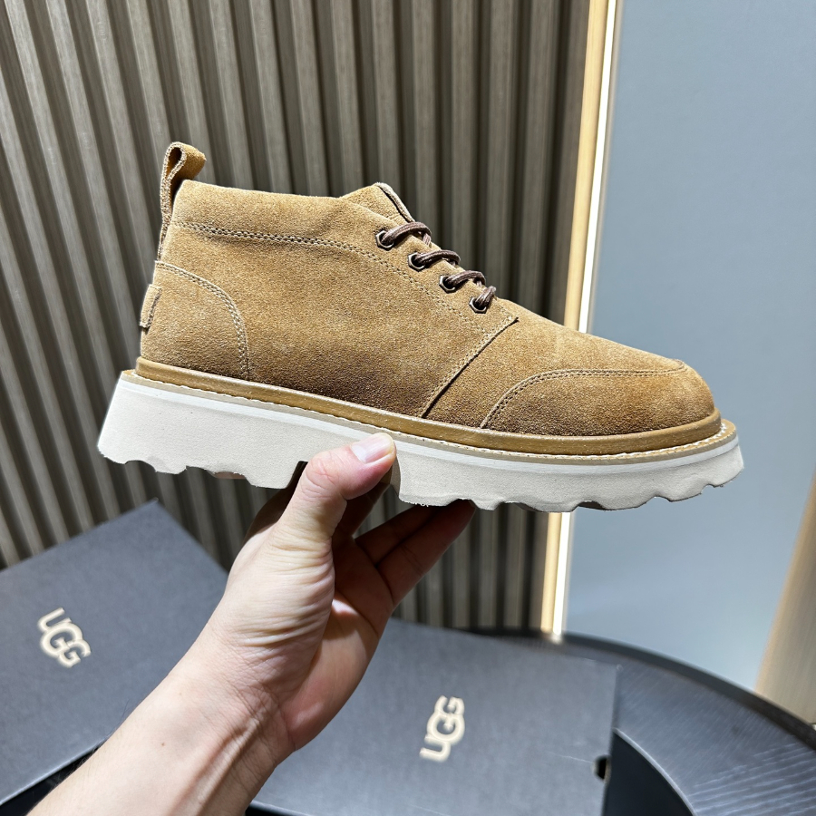 UGG 어그 M Chukka Lug 남성 스웨이드 어그플러시 부츠 4