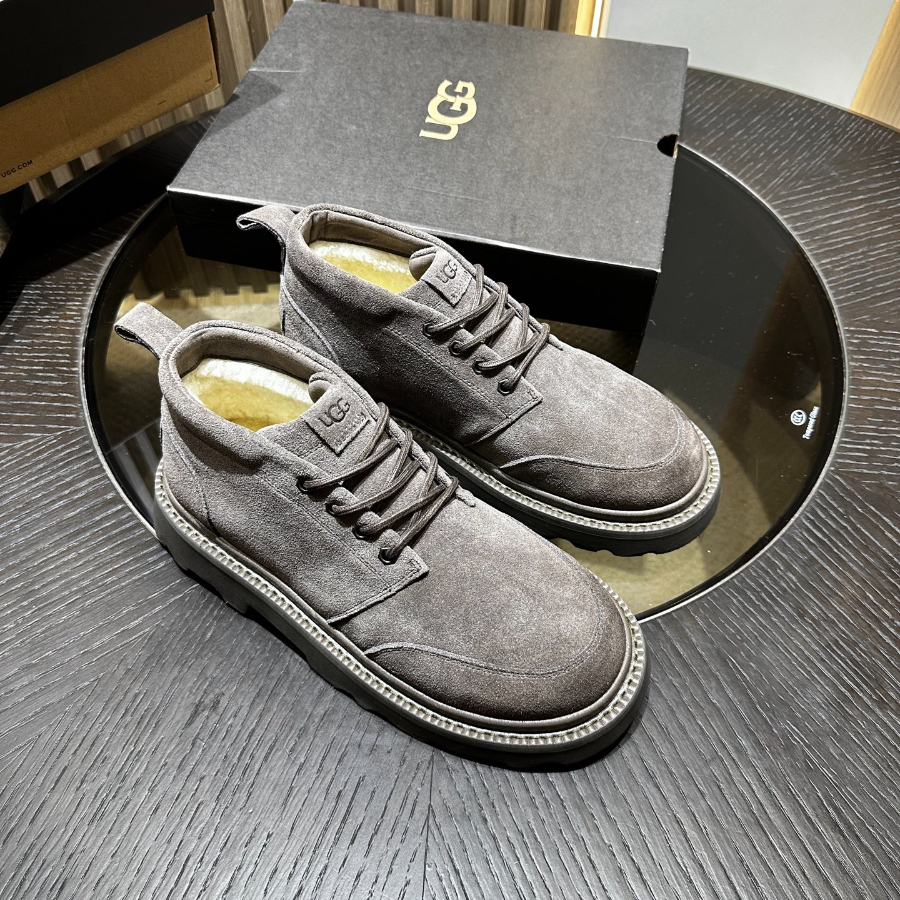 UGG 어그 M Chukka Lug 남성 스웨이드 어그플러시 부츠 3