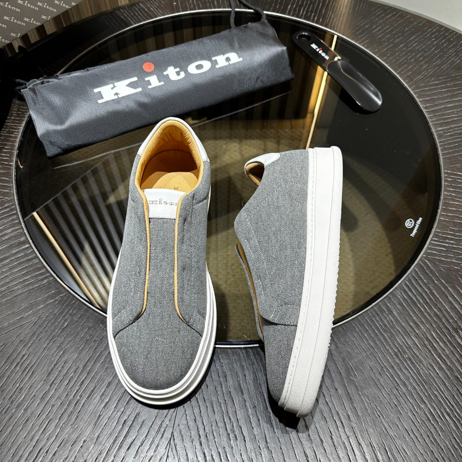 Kiton 키톤 아마 린넨 캐주얼 슬립온 1