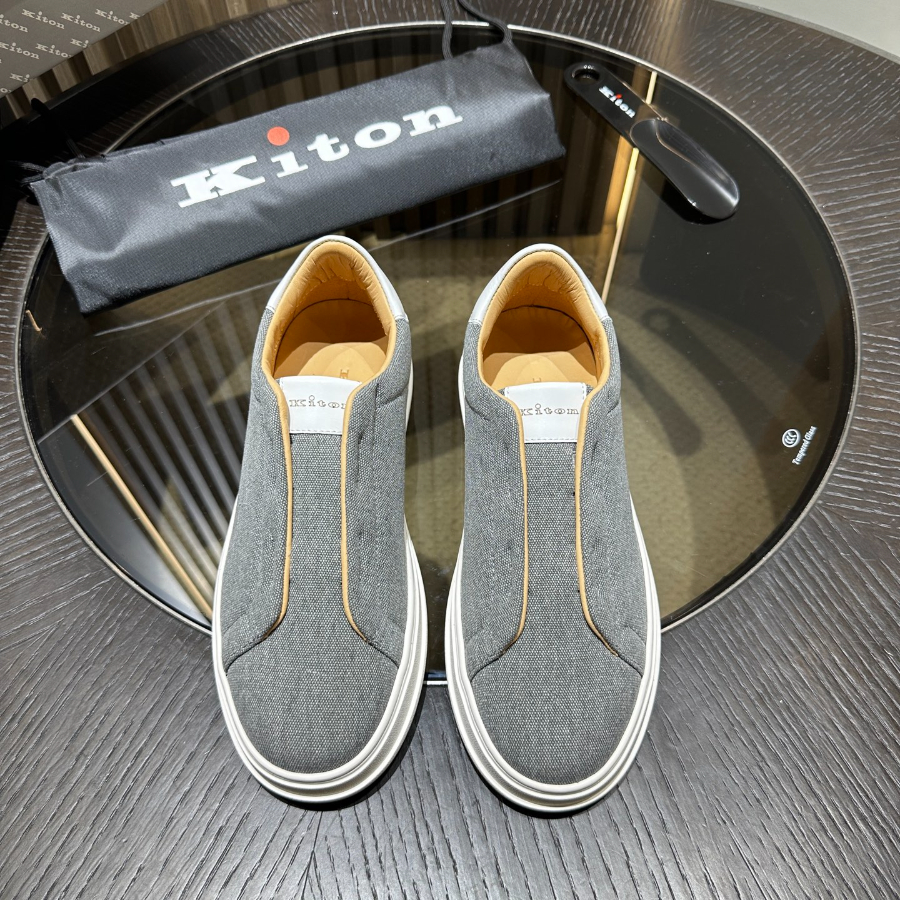 Kiton 키톤 아마 린넨 캐주얼 슬립온 2