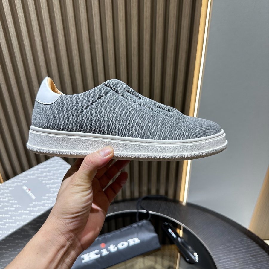 Kiton 키톤 아마 린넨 캐주얼 슬립온 4