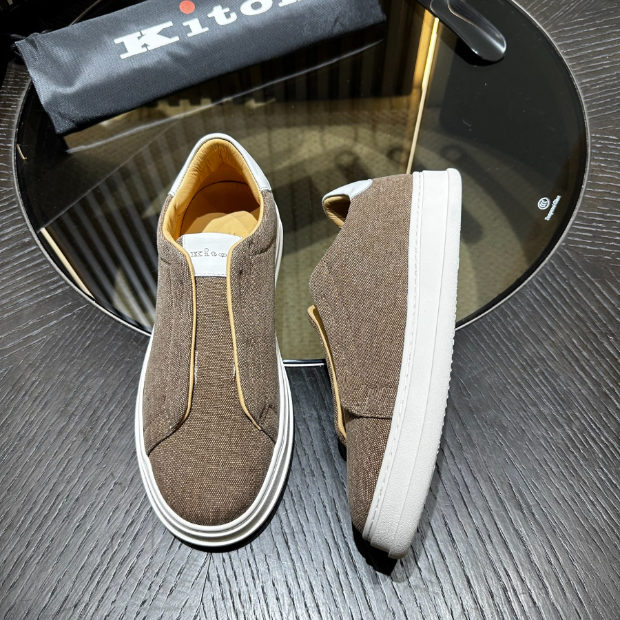 Kiton 키톤 아마 린넨 캐주얼 슬립온 1