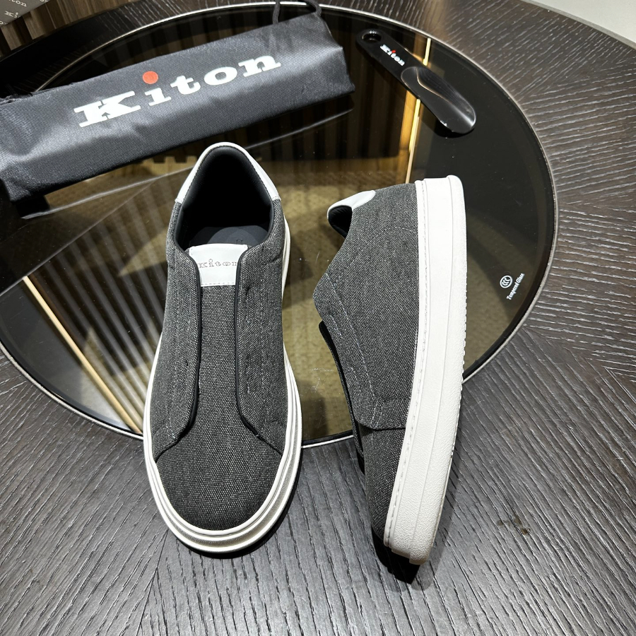 Kiton 키톤 아마 린넨 캐주얼 슬립온 1