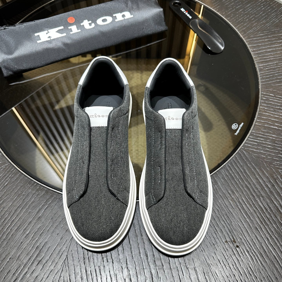 Kiton 키톤 아마 린넨 캐주얼 슬립온 2