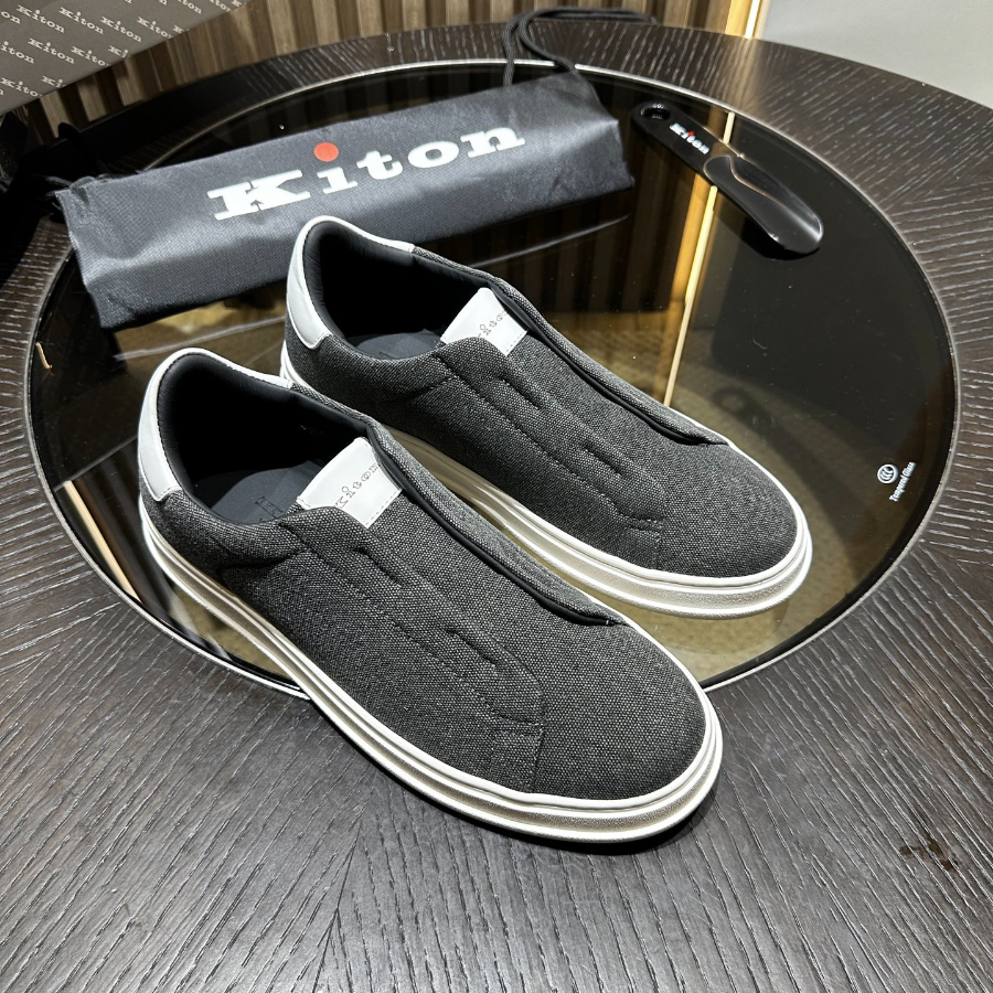 Kiton 키톤 아마 린넨 캐주얼 슬립온 3